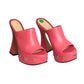 GUCCI- NIB 2023 Pink Malaga Kid Platform Pumps, Size 35.5