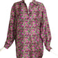 GUCCI- NWT 2023 Floral Silk Tunic & Bra Top, Size 6