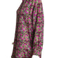 GUCCI- NWT 2023 Floral Silk Tunic & Bra Top, Size 6