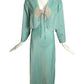 BILL TICE- 1970s 2pc Sateen Knit Nightgown & Bed Jacket, Size 4