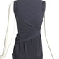BRUNELLO CUCINELLI- Slate Blue Double Layer Tank Top, Size 4