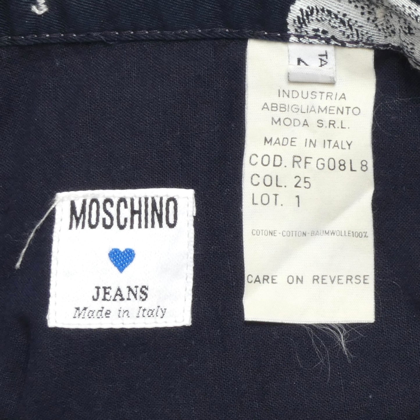 MOSCHINO JEANS- 1990s Detachable Denim Bib Skirt, Size 2