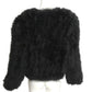 SONIA RYKIEL- 1980s Black Maribou Feather Jacket, Size 6