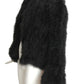 SONIA RYKIEL- 1980s Black Maribou Feather Jacket, Size 6