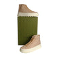 GUCCI- NIB New Canvas GG High Top Sneakers, Size 40