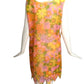 1960s Floral Paper Dress, Size 8