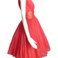 EMMA DOMB- 1950s Coral Party Dress, Size 4