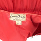 EMMA DOMB- 1950s Coral Party Dress, Size 4