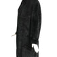 GIANNI VERSACE- 1990s Black Faux Fur Coat, Size 10