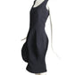 COMME DES GARCONS- 2018 Black Sculptural Knit Dress, Size 4