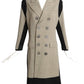 JEAN PAUL GAULTIER- 1990s Grey Wool & Knit Coat, Size 10