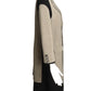 JEAN PAUL GAULTIER- 1990s Grey Wool & Knit Coat, Size 10