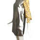 JUNYA WATANABE- 2017 Floral Chiffon & Metallic Dress, Size 4