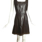 MOSCHINO JEANS- 1990s Brown Studded Dress, Size 12
