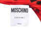MOSCHINO COUTURE- NWT 2020 Red Print Satin Romper, Size 2