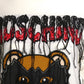 MOSCHINO COUTURE- NWT 2020 Bat Bear Fringe Sweater Dress, Size Small