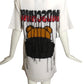 MOSCHINO COUTURE- NWT 2020 Bat Bear Fringe Sweater Dress, Size Small