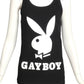 MOSCHINO COUTURE- NWT 2019 Black Gayboy Tank Top, Size 6