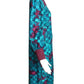 JEANNE MARC- 1980s Multi Color Jacquard Rayon Dress, Size 8