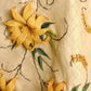 1950s Floral Straw Summer Skirt, Size 2