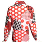 1970s Multi Color Polka Dot Blouse, Size 6