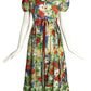 EMMA DOMB- 1960s Floral Batiste Dress, Size 4