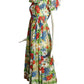 EMMA DOMB- 1960s Floral Batiste Dress, Size 4