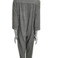 NORMA KAMALI - 1980s Cotton Knit Jumpsuit, Size-Petite