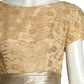 1950s Metallic Lace Party Dress, Size 2