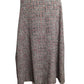 1940s Wool Tweed & Velvet Cape, Size S/M