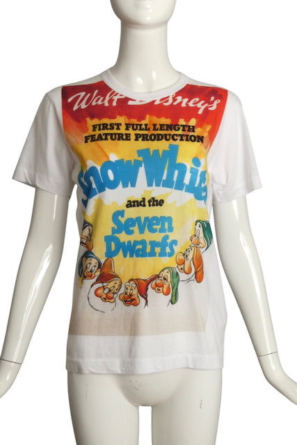 COMME DES GARCONS- 2014 Snow White Graphic T-Shirt, Size Small