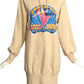 MOSCHINO COUTURE- NWT 2022 Graphic Print Hoodie Dress, Size 4