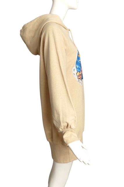 MOSCHINO COUTURE- NWT 2022 Graphic Print Hoodie Dress, Size 4