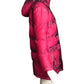 MOSCHINO COUTURE- 2016 Pink & Black Printed Puffer Coat, Size Medium