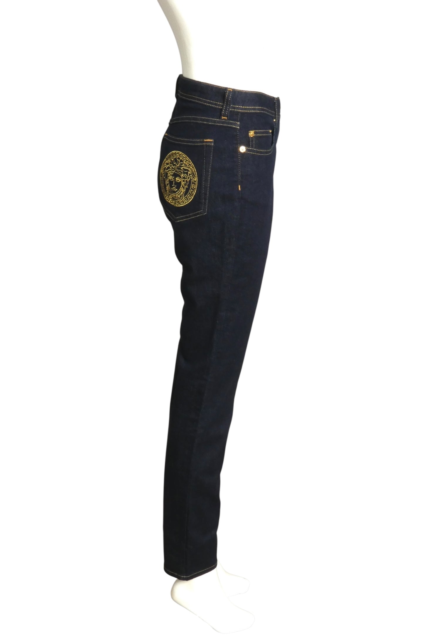VERSACE- NWT 2024 Denim Skinny Leg Jeans, Size 8