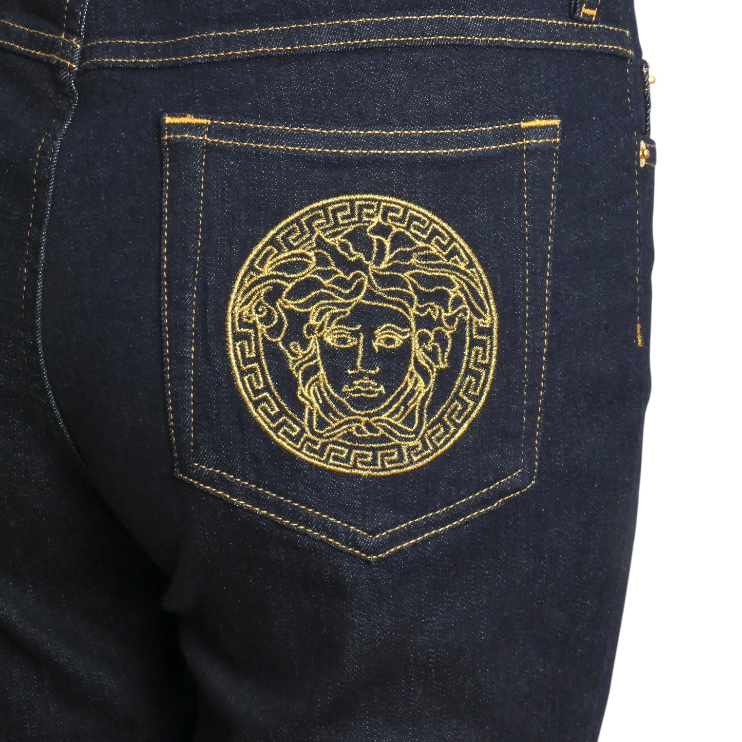 VERSACE- NWT 2024 Denim Skinny Leg Jeans, Size 8