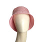 VERSACE-  NWT Pink Baroque Print Bucket Hat, Size 58