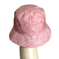 VERSACE-  NWT Pink Baroque Print Bucket Hat, Size 58