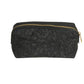VERSACE- NWT Black Embroidered Jacquard Beauty Pouch