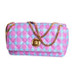 VERSACE- NWT Multi Color Quilted Tweed Purse