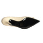 VERSACE- NIB Ivory Leather Medusa Spike Heel Pumps, Size 39