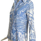 EMILIO PUCCI-1960s Printed Cotton Batiste Blouse, Size 4