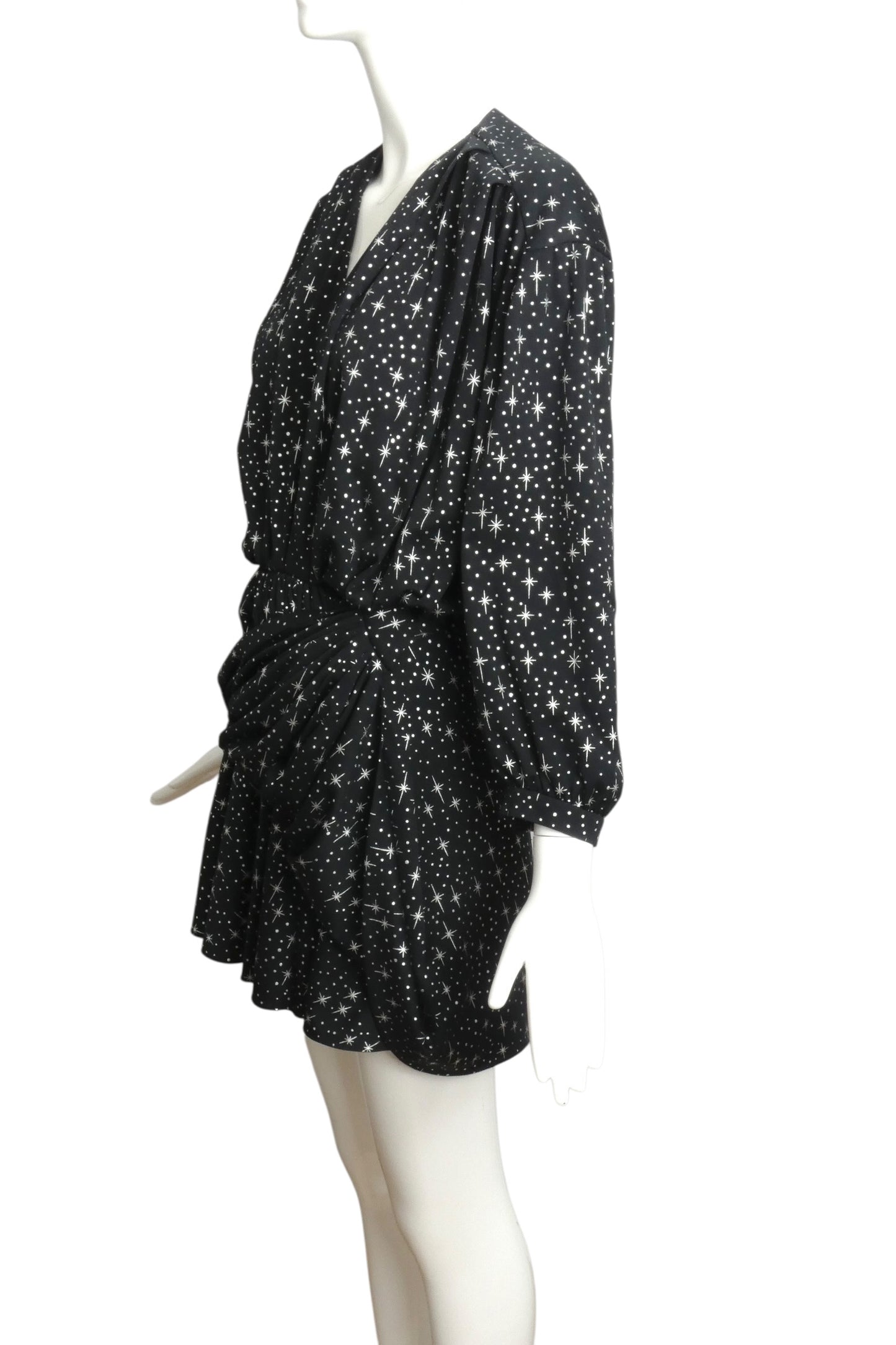 BALENCIAGA- 2017 Star Print Knit Dress, Size 4