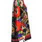 DOLCE & GABBANA- 2024 Oversized Floral Silk L/S Blouse, Size 8