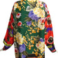 DOLCE & GABBANA- 2024 Oversized Floral Silk L/S Blouse, Size 8