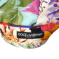 DOLCE & GABBANA- Oversized Floral Silk S/S Blouse, Size 8