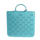 GUCCI- NWT Kid's Turquoise Rubber "GG" Tote