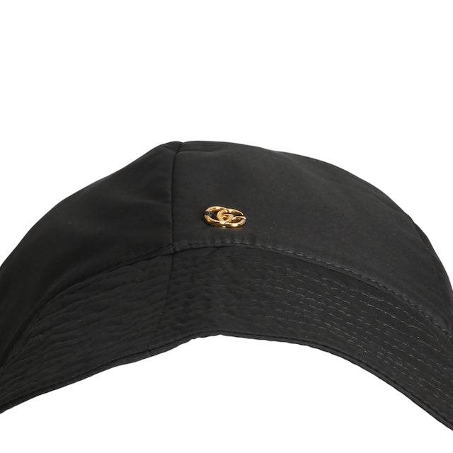 GUCCI-  NWT Black Brella Bucket Hat, Size Small