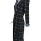 ADOLFO- 1970s Knit & Silk Dress, Size 8