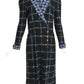 ADOLFO- 1970s Knit & Silk Dress, Size 8